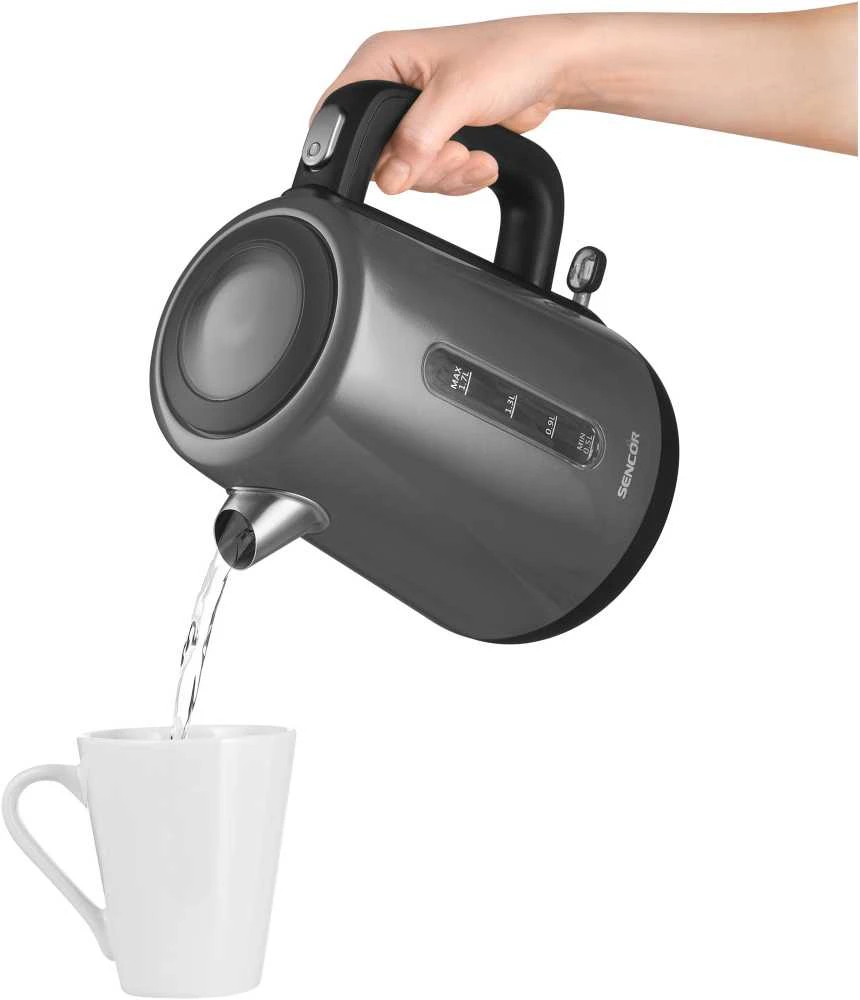 Sencor elektrinis virdulys 1,7l, pilkas SWK1753BK