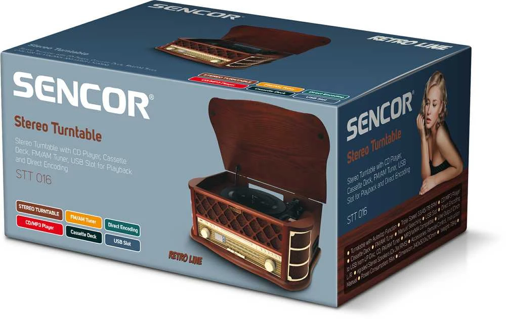 Sencor STT 016 patefonas