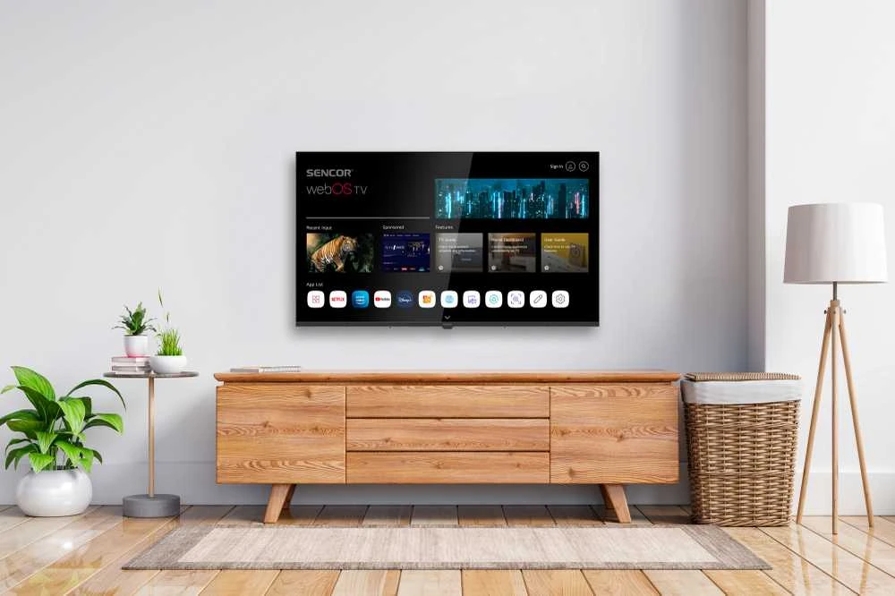 Televizorius Sencor 43US802TCSB LED 43'' 4K Ultra HD WebOS