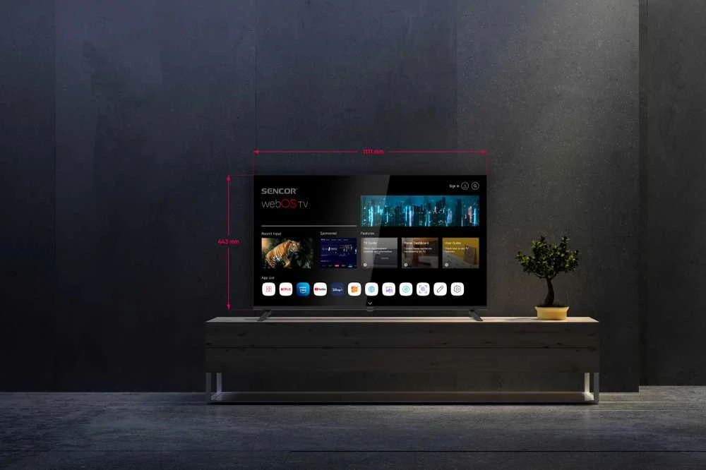 Televizorius Sencor 50US802TCSB LED 50'' 4K Ultra HD WebOS