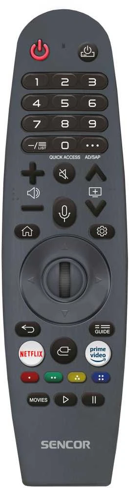 Televizorius Sencor 50US802TCSB LED 50'' 4K Ultra HD WebOS