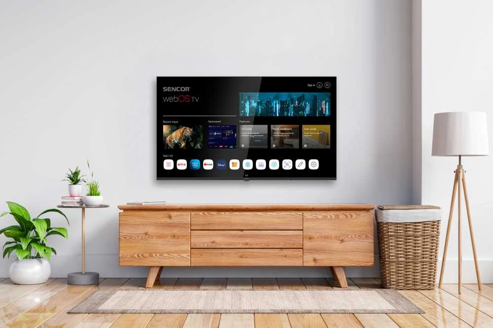 Televizorius Sencor 50US802TCSB LED 50'' 4K Ultra HD WebOS