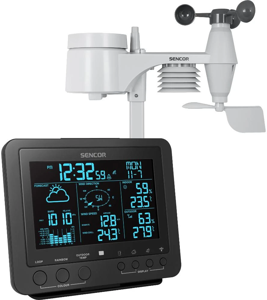 Profesionali meteorologinė stotis Sencor SWS 9700