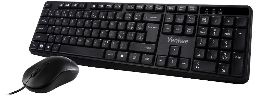 Klaviatūra YKM 1007CS su laidu USB Combo Air YENKEE