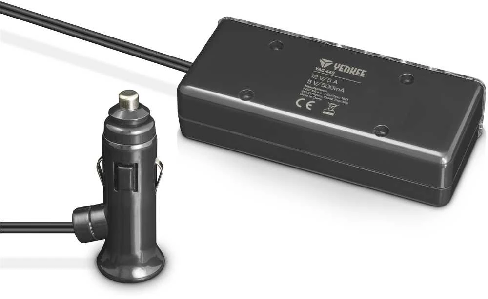 Įkroviklis Yenkee YAC 440 adapter do adowarek automobilinis