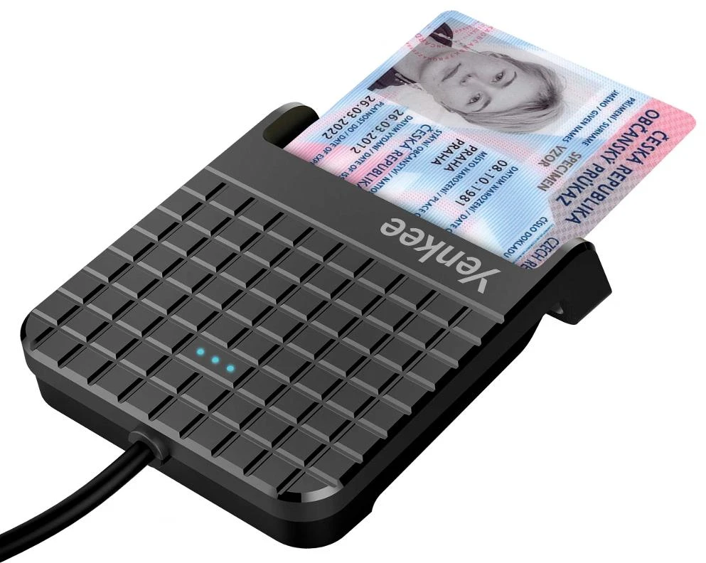 Yenkee YCR 101 USB išmaniųjų kortelių skaitytuvas YENKEE