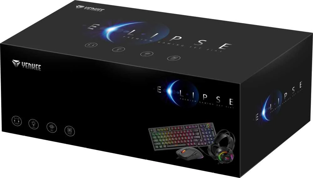 Klaviatūra YGS 03 Premium rinkinys žaidimams ECLIPSE YENKEE