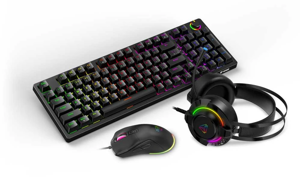 Klaviatūra YGS 03 Premium rinkinys žaidimams ECLIPSE YENKEE