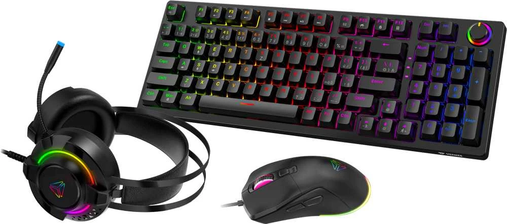 Klaviatūra YGS 03 Premium rinkinys žaidimams ECLIPSE YENKEE
