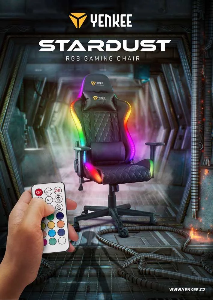 YGC 300RGB STARDUST Žaidimų kėdė YENKEE