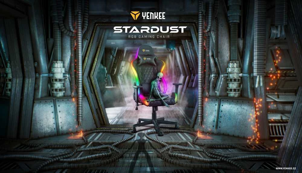 YGC 300RGB STARDUST Žaidimų kėdė YENKEE