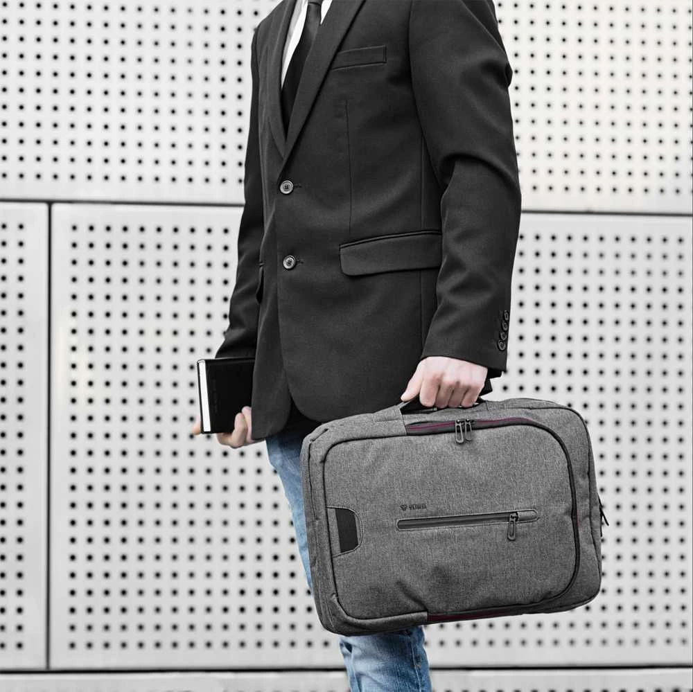 Kuprinė nešiojamam kompiuteriui YENKEE TARMAC, 3in1 (kuprinė, dėvimas per petį ar nešamas rankena), 15.6", 12L, -