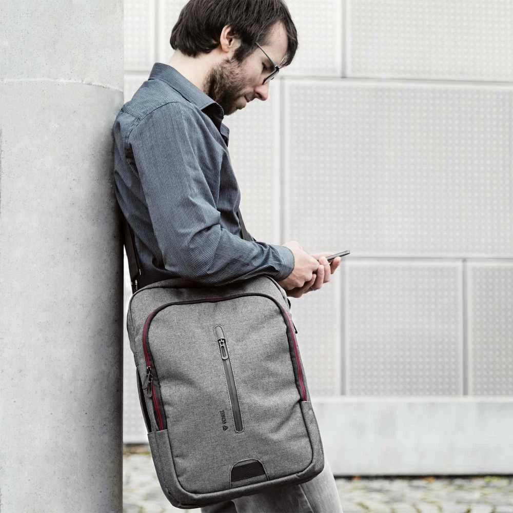 Kuprinė nešiojamam kompiuteriui YENKEE TARMAC, 3in1 (kuprinė, dėvimas per petį ar nešamas rankena), 15.6", 12L, -