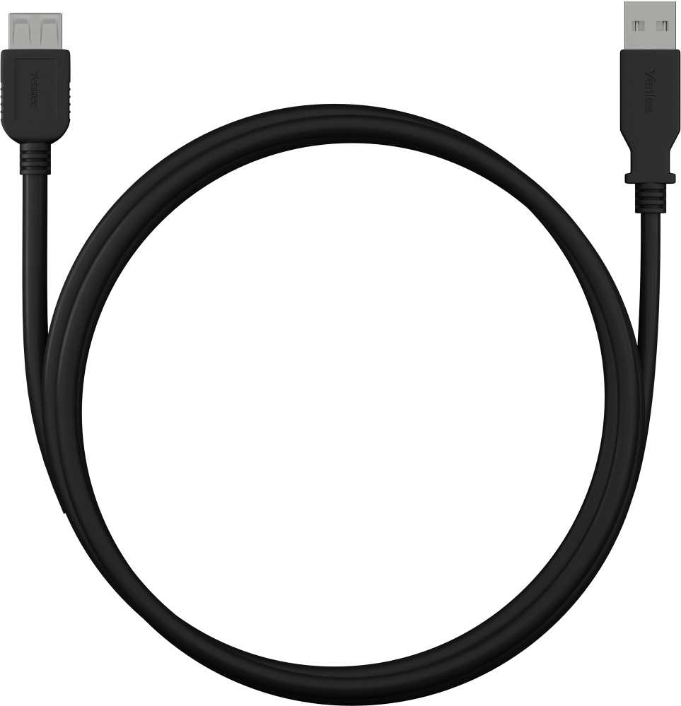 YCU 014 BK USB A M/F išpl. kabelis YENKEE