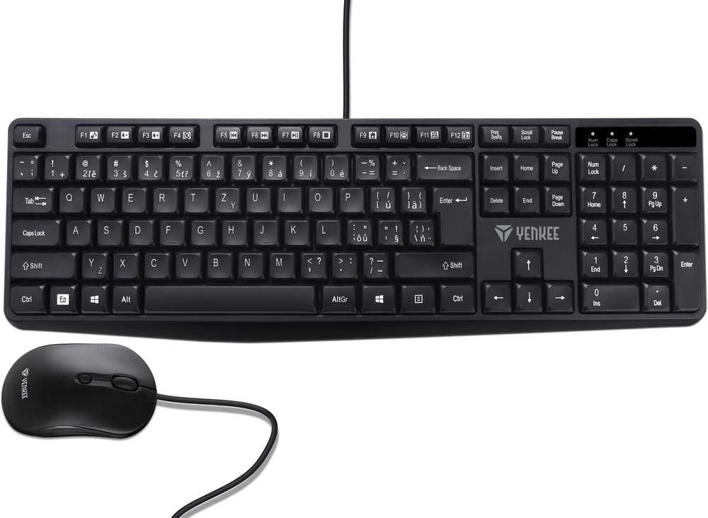 Klaviatūra YKM 1007CS su laidu USB Combo Air YENKEE