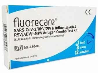 Greitas testas A+B gripo virusai/RSV/Covid/ADV/RhV/PIV/hMPV (8 virusai viename teste)