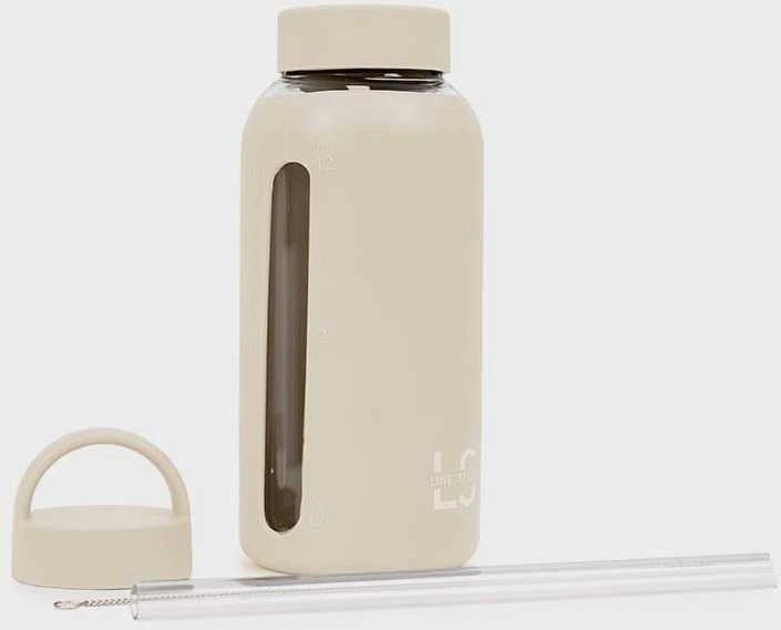 „Line Sport“ stiklinė gertuvė 800 ml, smėlio sp.