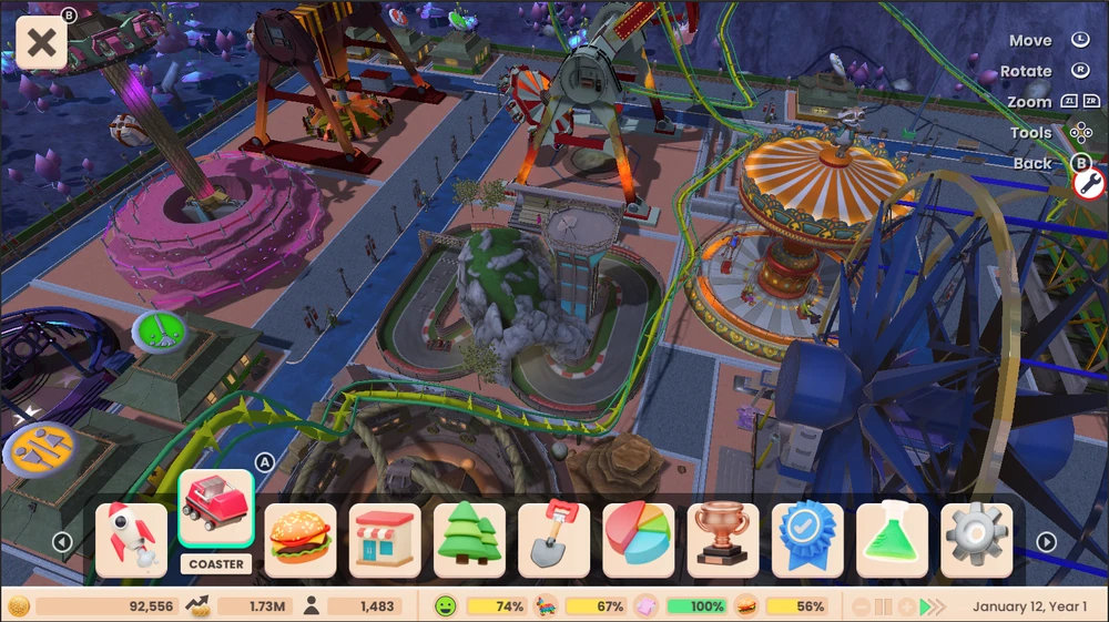 „Atari RollerCoaster Tycoon“ (Adventures Deluxe) – „Nintendo Switch“