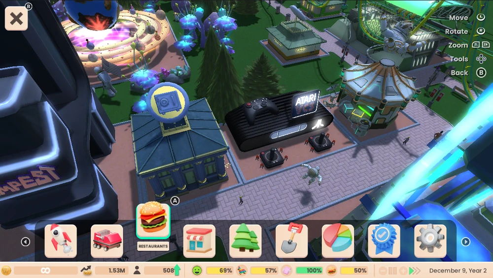 „Atari RollerCoaster Tycoon“ (Adventures Deluxe) – „Nintendo Switch“
