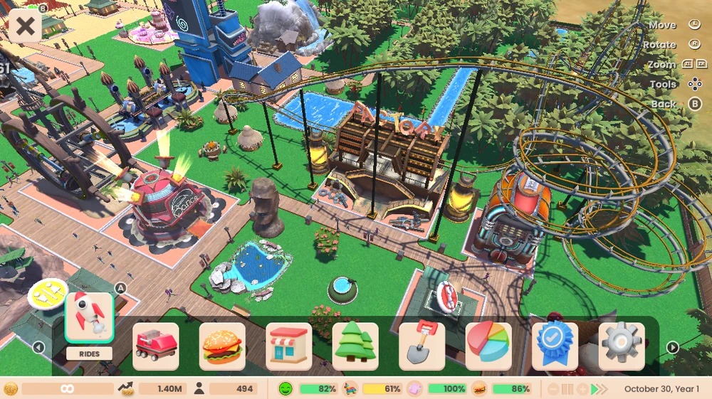 „Atari RollerCoaster Tycoon“ (Adventures Deluxe) – „Nintendo Switch“
