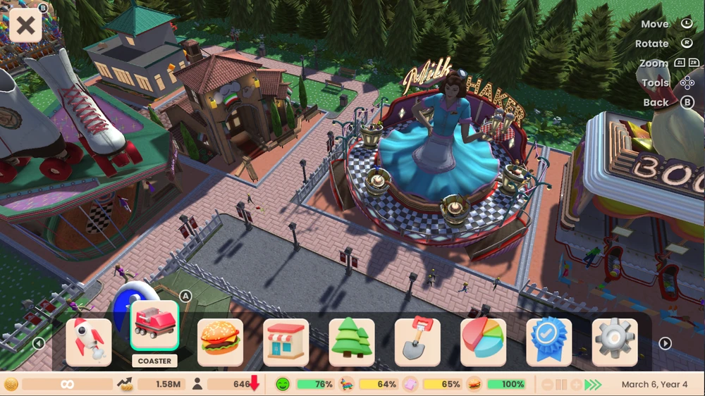 „Atari RollerCoaster Tycoon“ (Adventures Deluxe) – „Nintendo Switch“