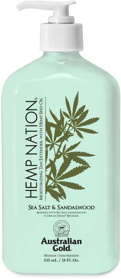 Australian Gold Hemp Nation Sea Salt & Sandalwood kasdienis kūno kremas, 535 ml aprašymas - Prekės nuotrauka