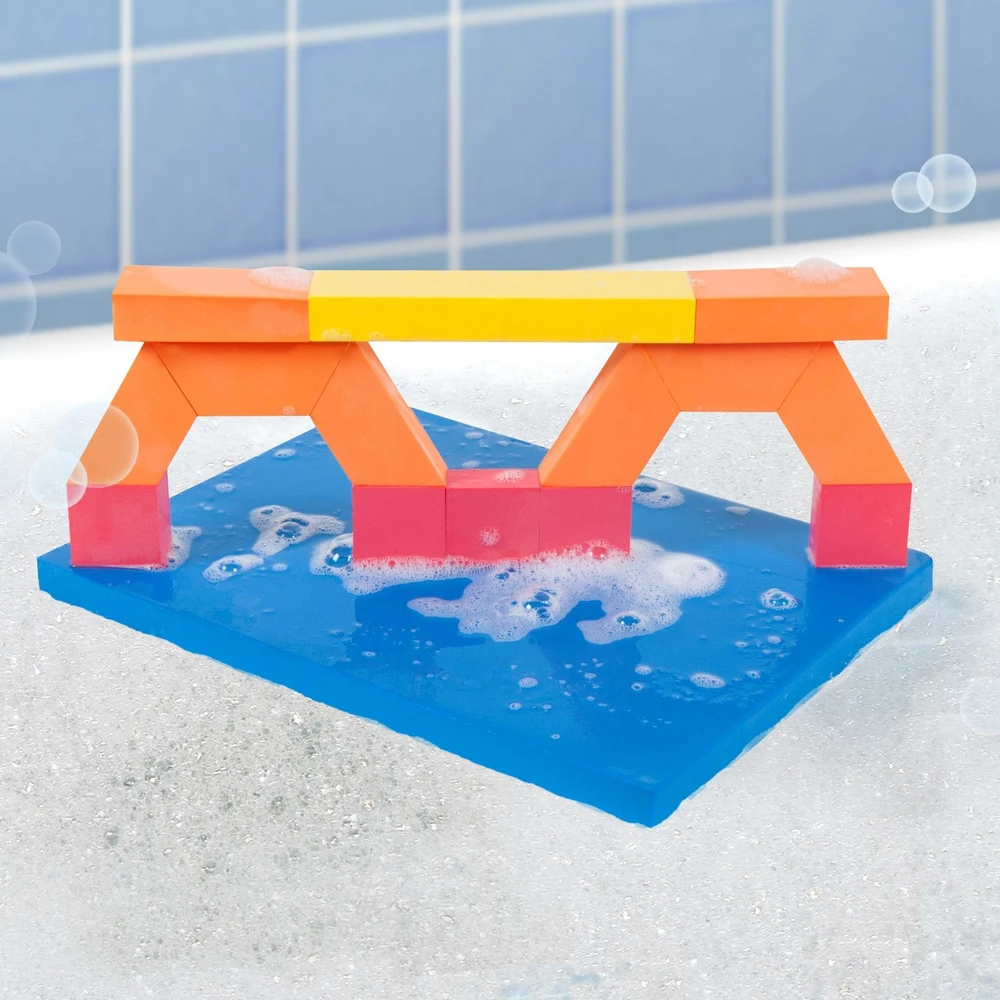 Bath Blocks Vandens kaladėlės STEAM lavinimas