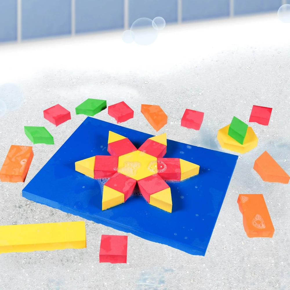 Bath Blocks Vandens kaladėlės STEAM lavinimas