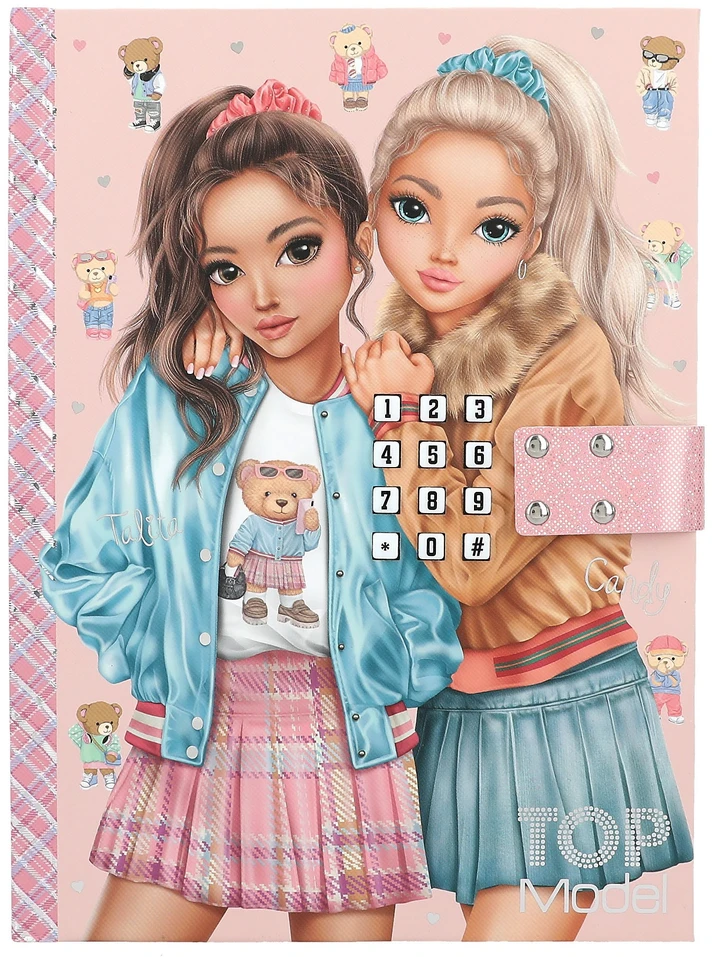 Top Model Topmodelis – TOPModel dienoraštis su kodu ir garsu TEAM TEDDY – (413229)