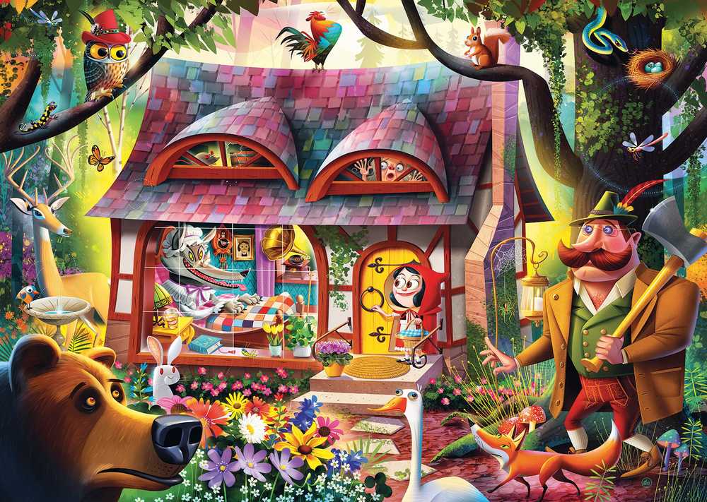 Ravensburger Dėlionė 1000 vnt. - Raudonkepuraitė aprašymas - Prekės nuotrauka