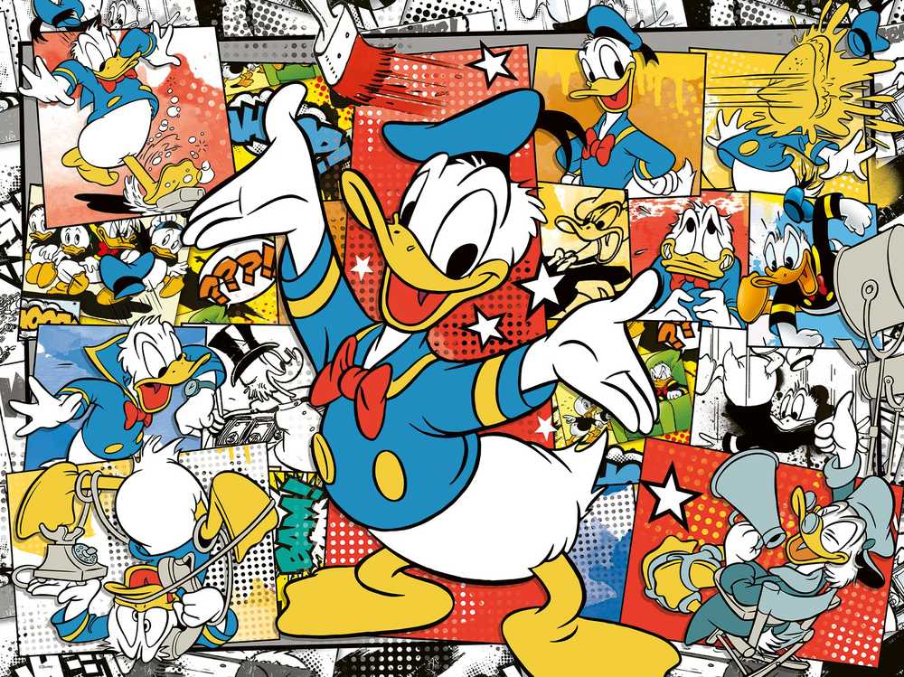 Ravensburger Dėlionė 1500 vnt. - Ančiukas Donaldas aprašymas - Prekės nuotrauka