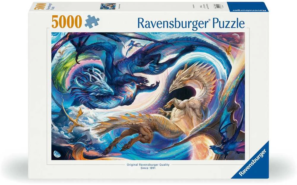Ravensburger Dėlionė 5000 vnt. - Drakonai aprašymas - Prekės nuotrauka
