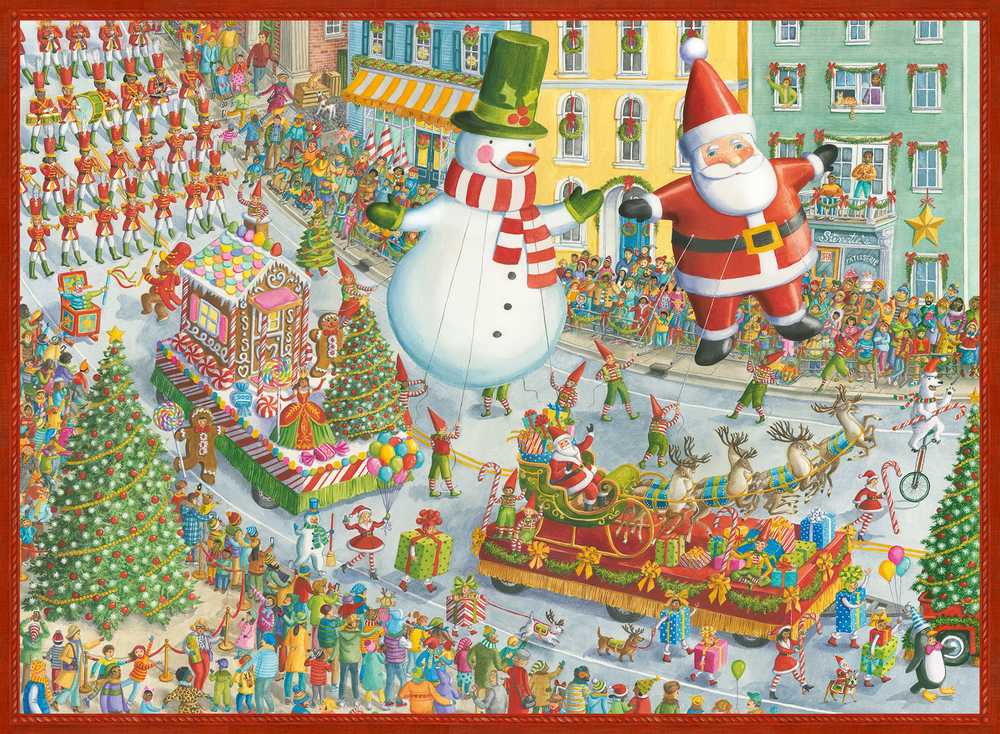 Ravensburger Dėlionė 500 vnt. - Štai ir ateina Kalėdos! aprašymas - Prekės nuotrauka