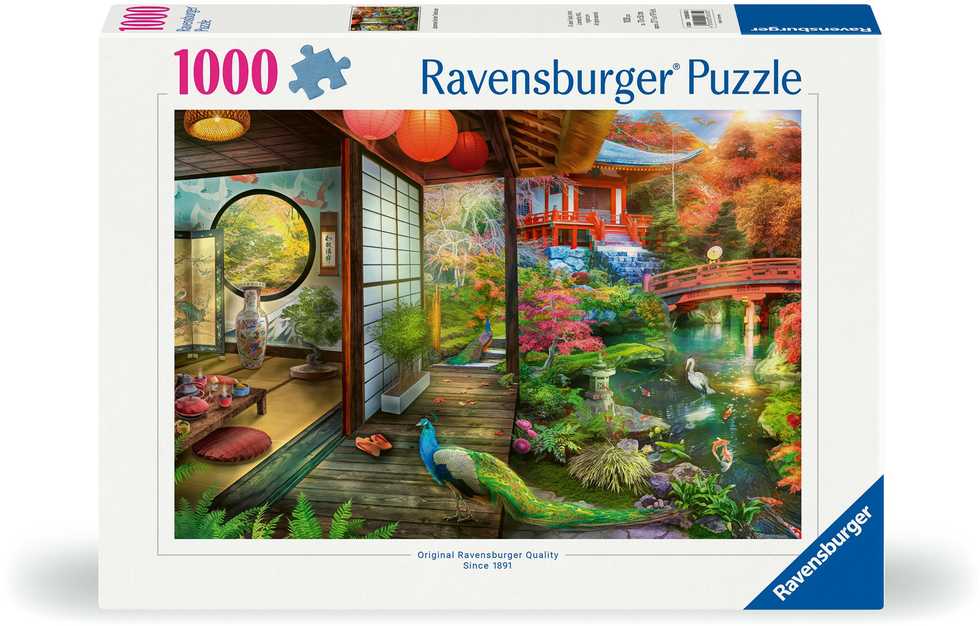 Ravensburger Dėlionė 1000 vnt. - Japoniškas sodas aprašymas - Prekės nuotrauka