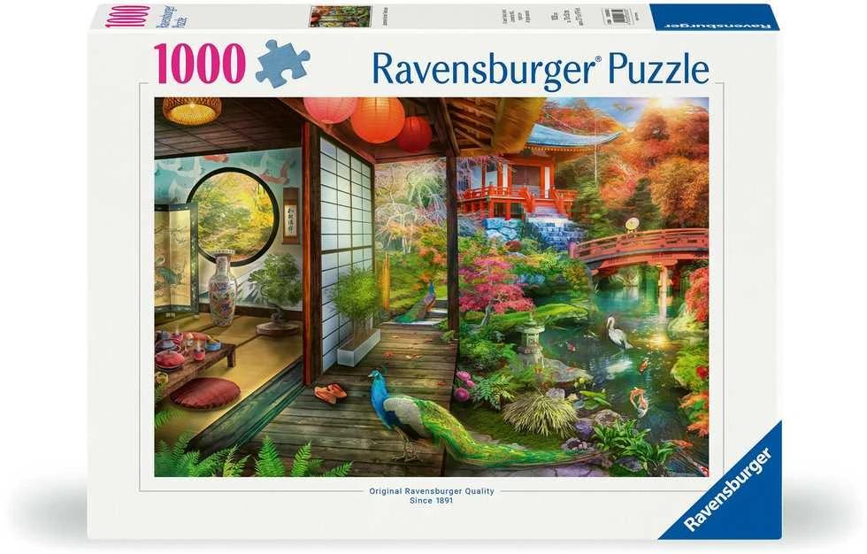 Ravensburger Dėlionė 1000 vnt. - Japoniškas sodas aprašymas - Prekės nuotrauka