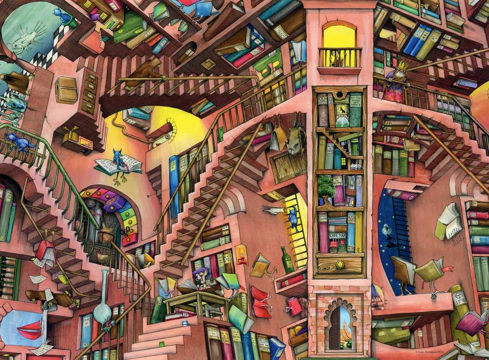 Ravensburger Dėlionė 500 vnt. - Biblioteka aprašymas - Prekės nuotrauka