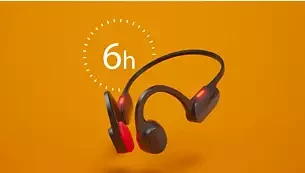 Philips TAA5608BK belaidės ausinės, Juodos aprašymas - Prekės nuotrauka