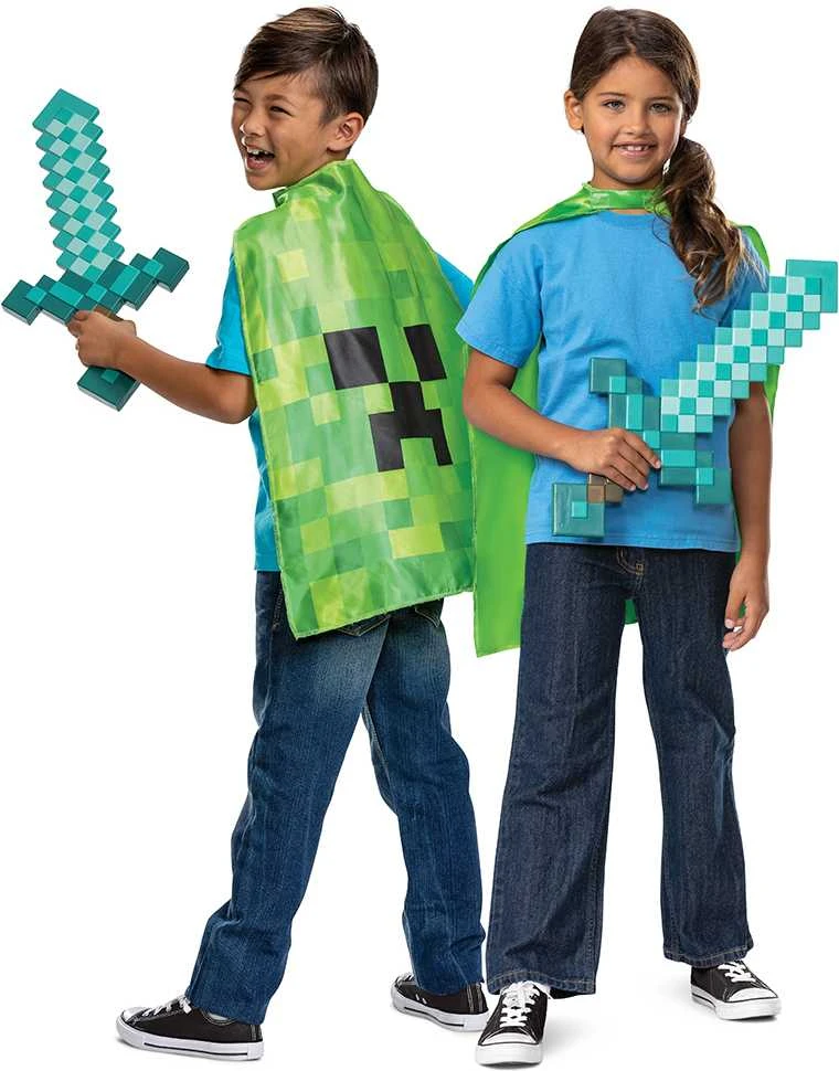 Disguise,Minecraft Apsiaustas, „Minecraft“ apranga – „Minecraft“ kardas su apsiaustu (156239)