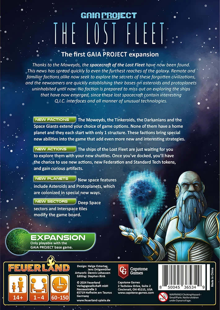 Feuerland Spiele Gaia projektas: dingęs laivynas