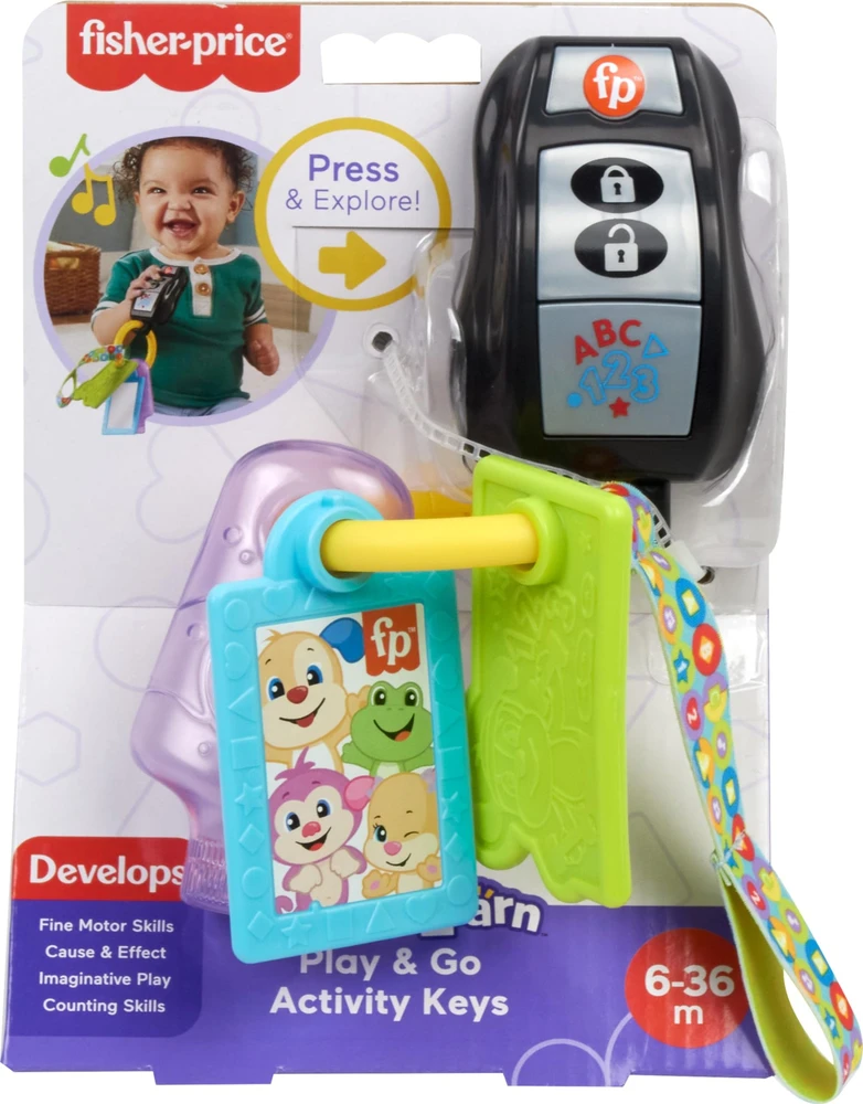Fisher Price – „Play & Go“ veiklos klavišai (HYR72)
