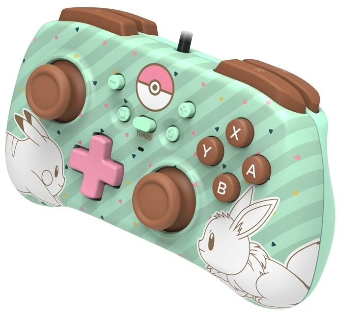 „HORI Nintendo Switch Mini Valdiklis“ („Pikachu“ ir „Eevee“)