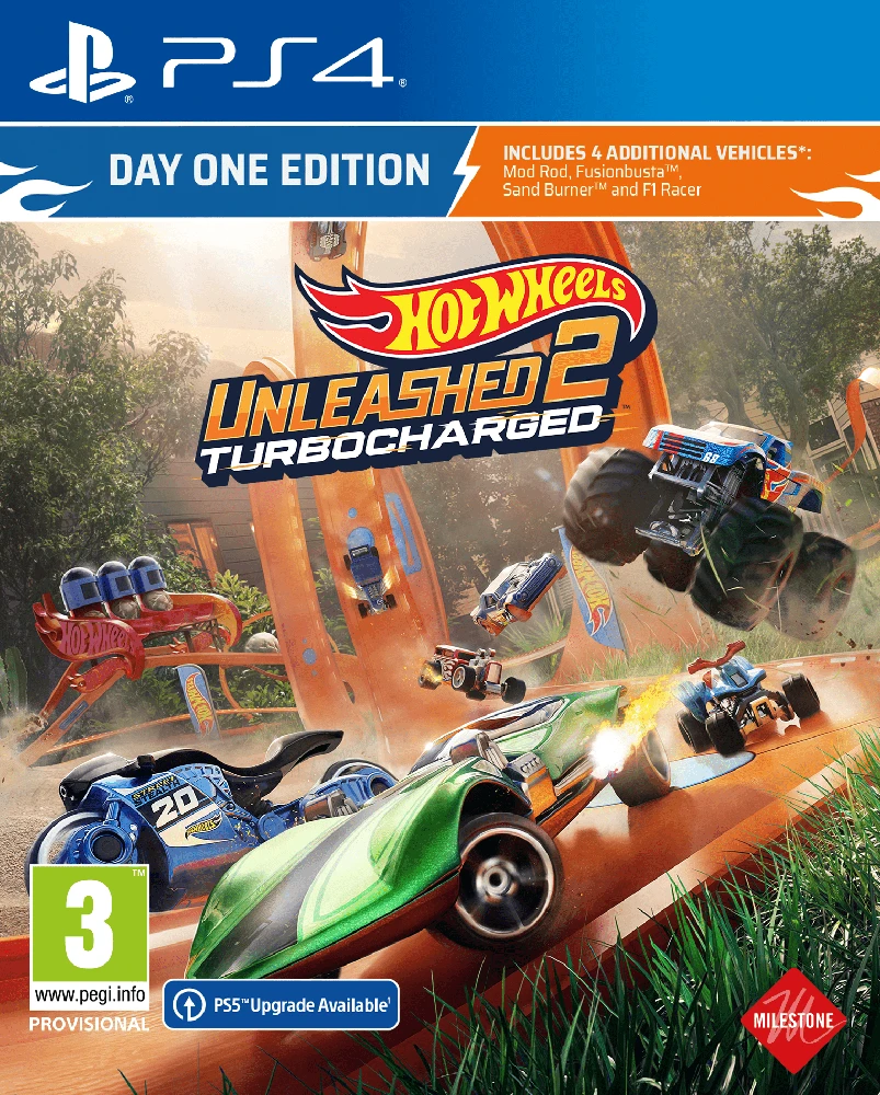 „Milestone Hot Wheels Unleashed 2“: PS4 su turbokompresoriumi