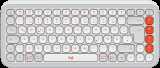 Klaviatūra LOGITECH POP ICON KEYS - OFF Baltas - US INT'L - BT - INTNL-973