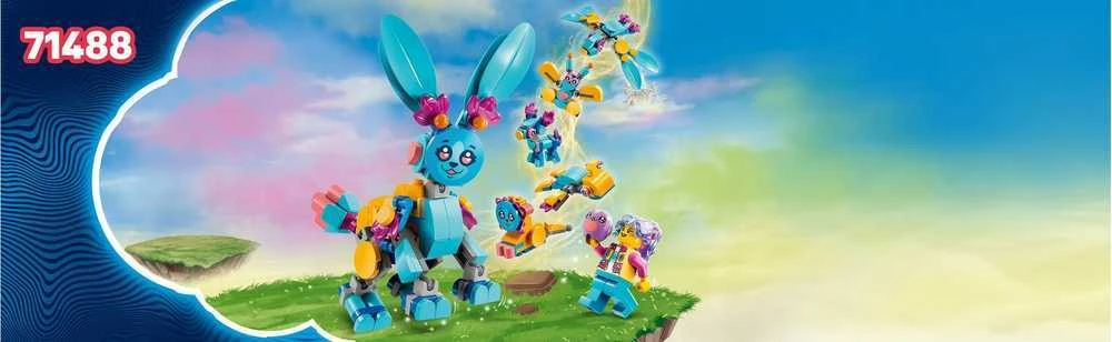 LEGO® DREAMZzz Izzie ir žaidimų triušiukas Bunchurro (71490)