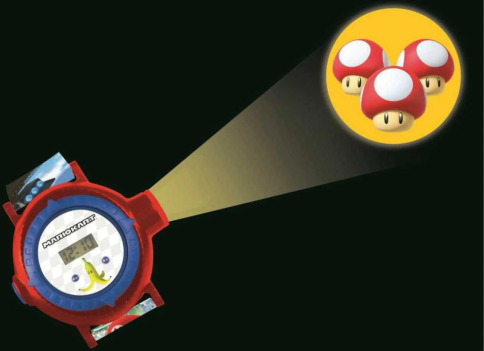 Išmanusis laikrodis Lexibook – Super Mario – skaitmeninis projekcinis laikrodis (DMW050NI)