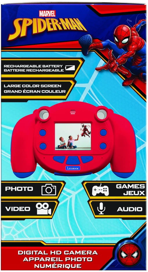 Lexibook – vaikiškas fotoaparatas „Spiderman“ (DJ080SP)