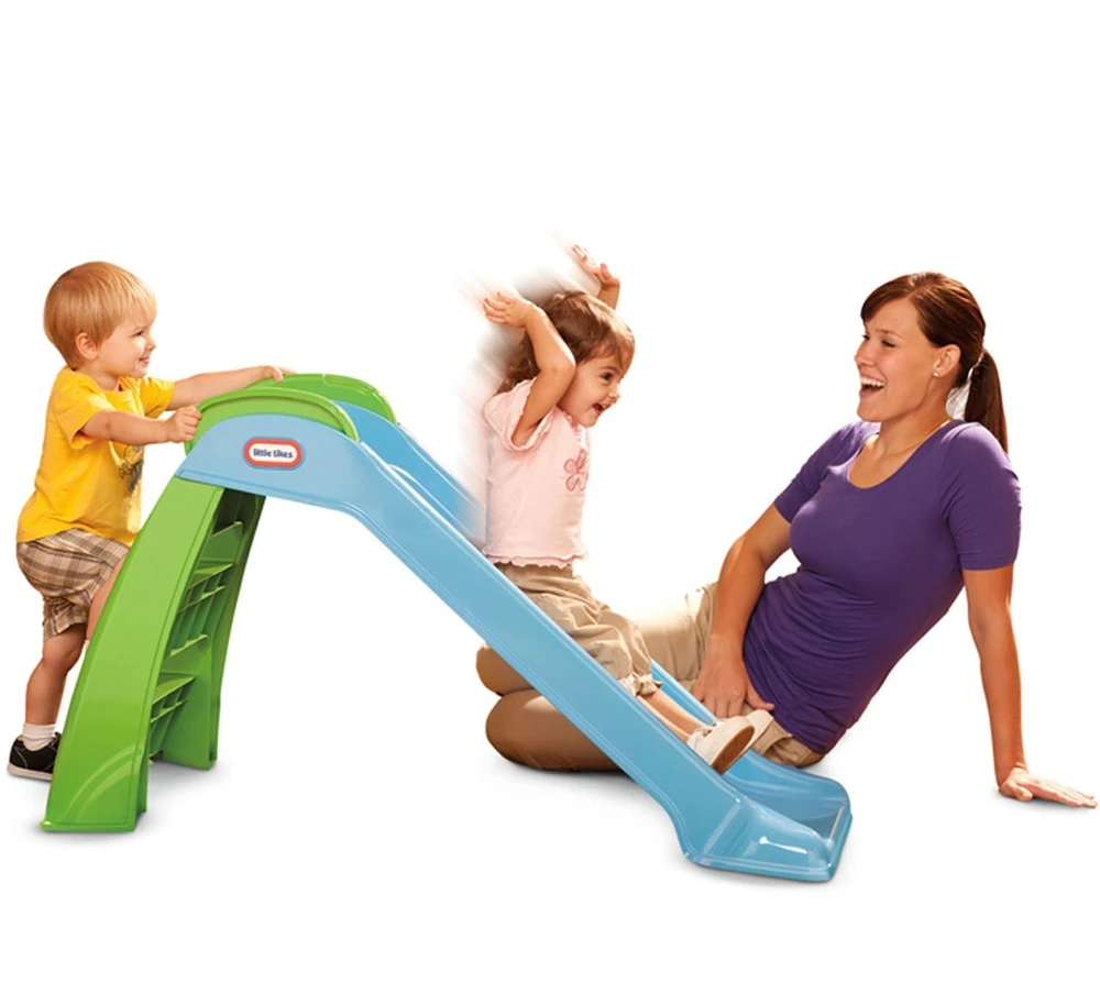 „Little Tikes Garden Slide“ pirmiausia slidinkite mano pirmąjį 95 cm mėlyną