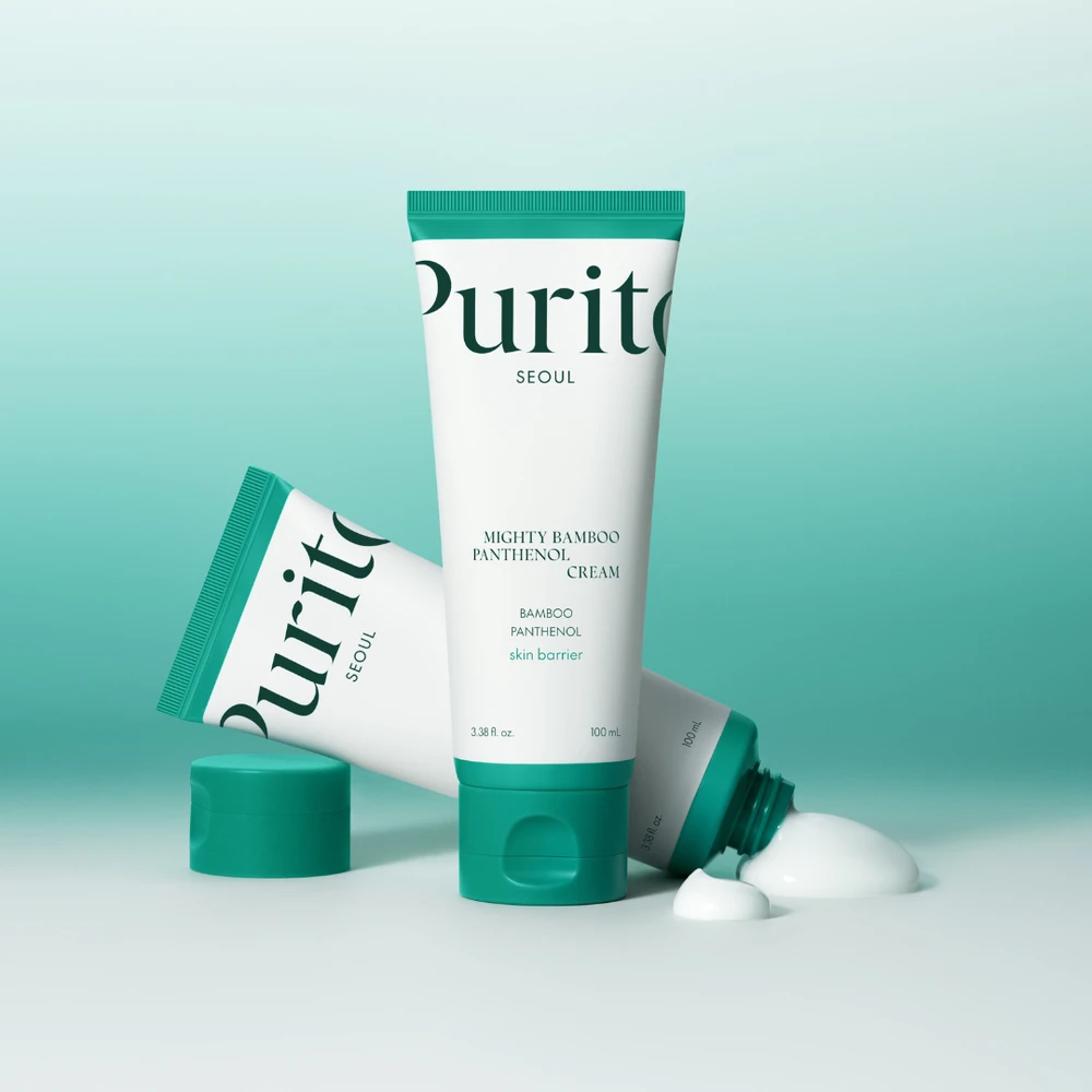PURITO SEOUL MIGHTY BAMBOO PANTHENOL veido kremas, 100 ml