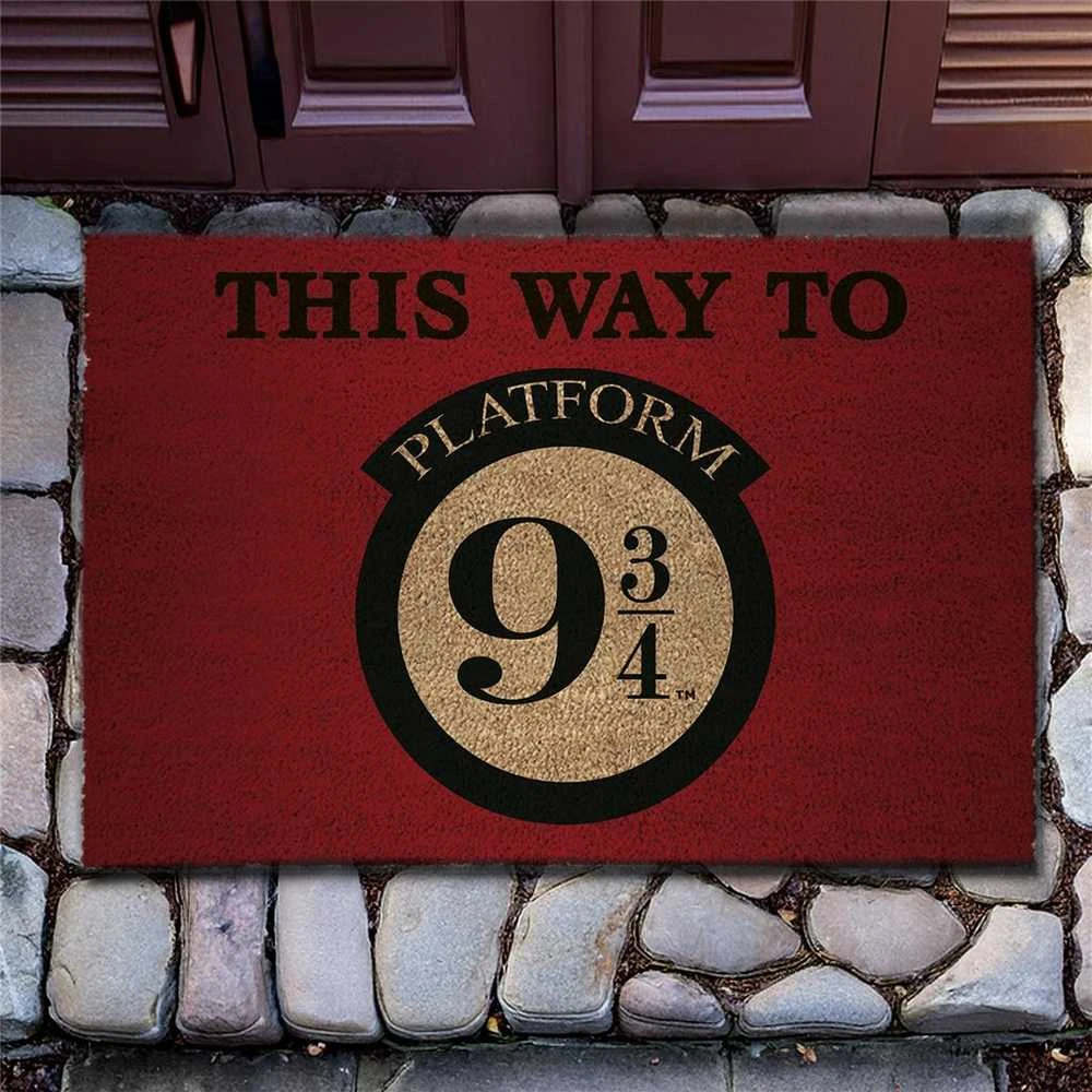 Pyramid Harry Potter This Way To Platform 9 3/4 durų kilimėlis | 60x40cm