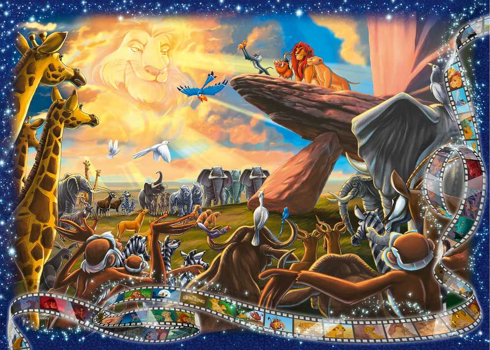 Ravensburger Dėlionė 1000 vnt. - Liūtas karalius aprašymas - Prekės nuotrauka